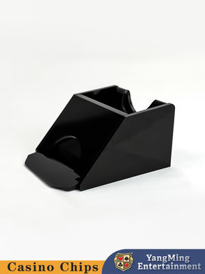 Alle zwarte plastic Texas Hold'em 1 Deck Dealer Schoenen voor Casino Club Poker Games