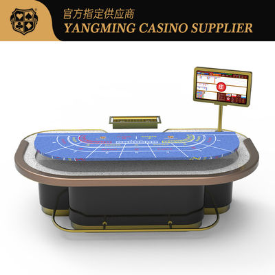 Hot Style VIP Club Customized 7 Spelers Baccarat Tafel Casino Baccarat Poker Tafel Game Tafel