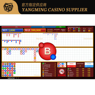 Casino Poker Table Live Baccarat Lucky Six System Software Aanpasbaar