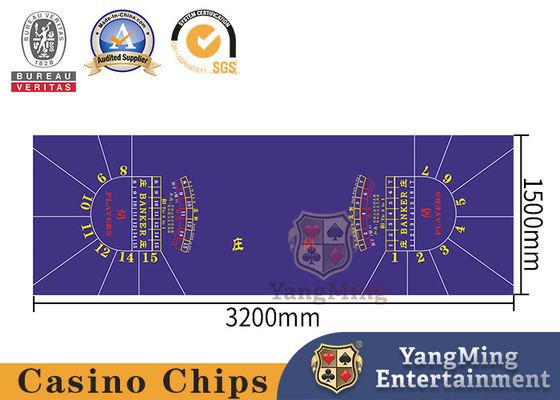 Origineel Ontwerp en de Naar maat gemaakte 15 Speler van de shalf-Cirkel het Tafelkleed Baccaratpook het Gokken Groothandel van de Tabelindelingsteun