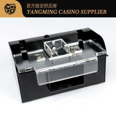 Fabriek Nieuwe stijl 2 Decks Texas Poker Table Casino Accessoires Plastic Card Shuffler Poker Table Shuffler Machine