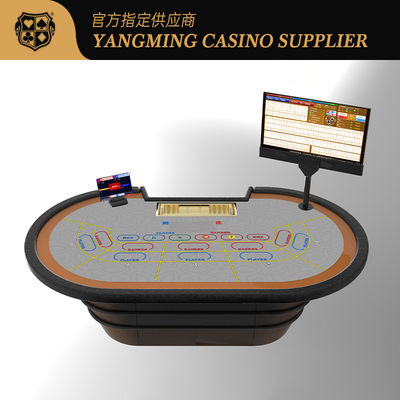 System zelf ontwikkeld Intelligent Chip Sensor Poker Table Texas Baccarat Casino Chip Sensor Poker Table