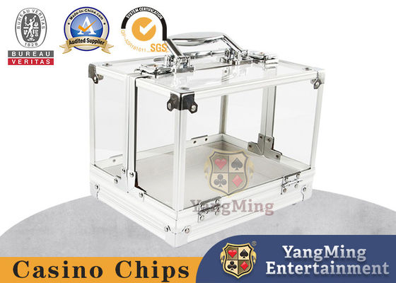 Aluminium 600 Yard Locking Chip Case Casino Club Recreatieve Gaming Tabletop Chip Case