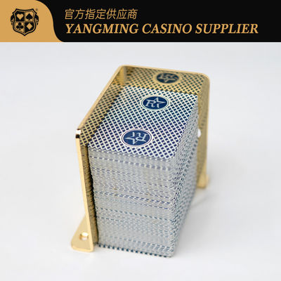 Hoogwaardige 8 Deck Poker Rack Titanium Metal Waste Card Holder Casino Club Poker Casual Game Waste Card Holder
