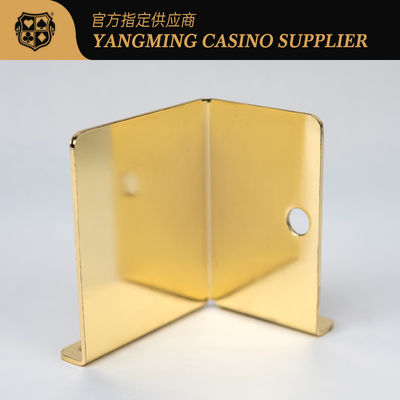 Nieuw gelanceerd metalen elektroplaat poker afvalkaarthouder casino baccarat entertainment ontspanning poker spel afvalkaarthouder