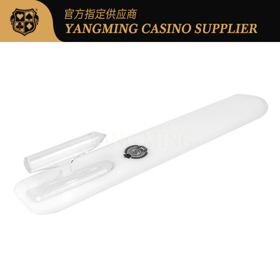 Fabriek aangepast logo Witte poker kaarten Schaaf Casino Baccarat Poker spel kaarten Schaaf
