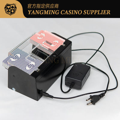 Verbeterde Anti-Jam Silent Design Metal 2 Deck Poker Shuffler voor Baccarat Casino Club Games