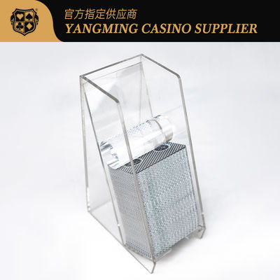 8-deck transparante acryl poker discard holder