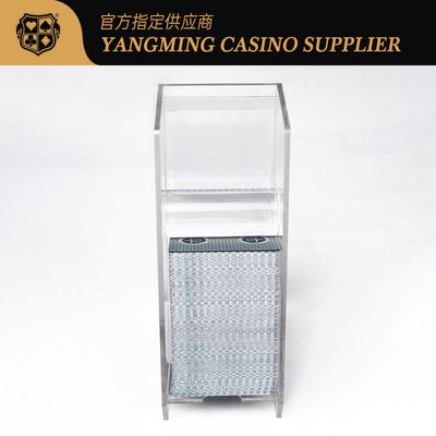 Transparante Acryl 8 Decks van Spelkaarten Afwijzende Houder te koop Baccarat Casino Poker Game Tabletop Afwijzende Houder
