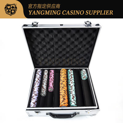 Hoogwaardige aluminiummetailleur gesloten chipcase te koop casino Texas Holdem poker chipcase