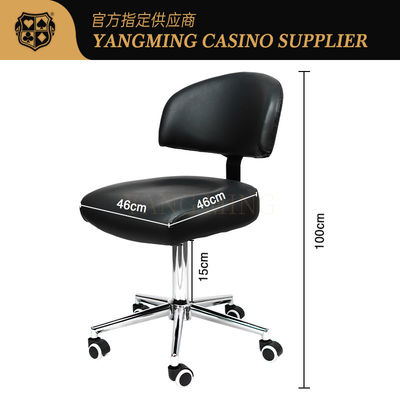 Nieuwe leer zwarte casino speler stoel poker casino club speler stoel te koop