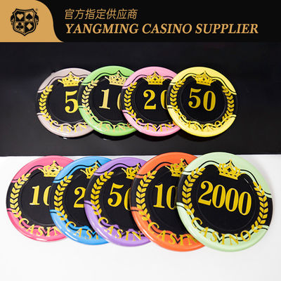 Fabriek Op maat gemaakt 14g casino kwaliteit zandoppervlak op maat gemaakt RFID poker chips