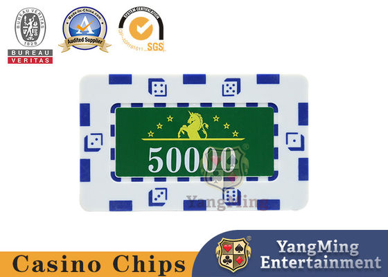 760 stuks Amerikaanse ABS Clay Poker Fancy Chip Set Texas Hold'em Game Iron Core Anti-Falsificatie Chip Coin Factory In voorraad