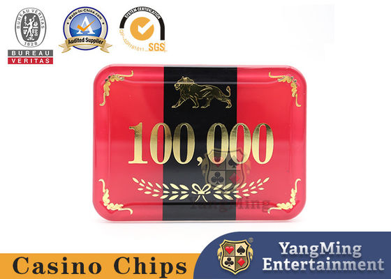 Acryl triple chip code met anti-vervalsing logo casino casual entertainment poker spel
