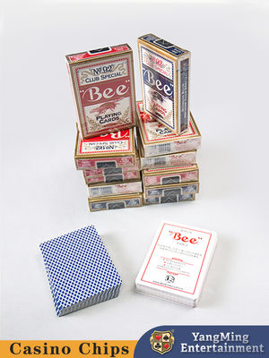 Duitsland Geïmporteerde Fluorescentie Zwarte Kern Rood Blauwe Kleur Gokken Kaarten 144 Deck Box