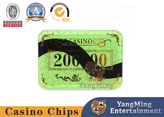 Acryl Draak Phoenix Stempelcode Baccarat Casino Pokerspel Fiches