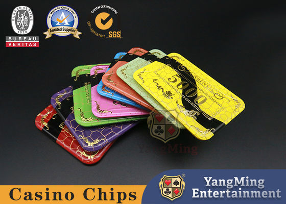 Hoogwaardige twee-laag acryl draak en Phoenix Stempel code Baccarat gokken Vrijetijds- en amusementsgames