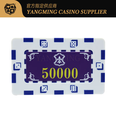 11.5g plastic Texas BlackJack Clay Casino Poker Chip Set With UVmark and case