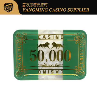 760 Stuks Acryl Chips Set Kristal Plastic Poker Baccarat Chips Munten