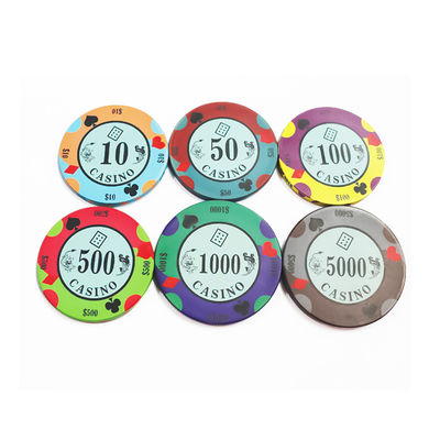 Casino Custom Ceramic Chips Texas Hold'em Tafelspel Chips kunnen worden ontworpen