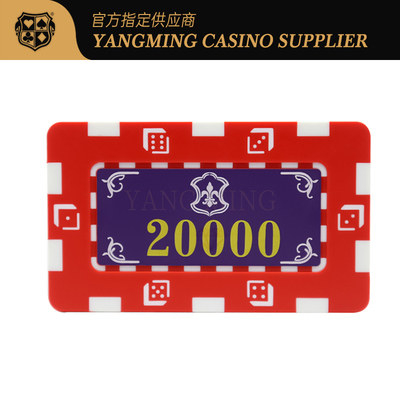 Nieuwe Upgrade Speciale Klei IJzeren Kern ABS Casino Chip Set Met Doos Voor Schaakkamer