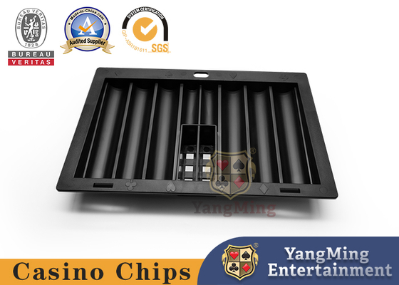 Internationaal Duurzaam Texas Poker Table Chip Float Zwart Plastic Chip Board Voor Casino Game