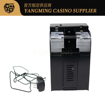 Internationale volledig automatische 8-deck Texas Hold'Em shuffler gemaakt van zwart metaal ijzer voor casino spel