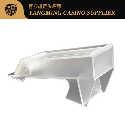 8 sets aanpasbare acryl casino poker dealers bevroren ontwerp voor casino spel