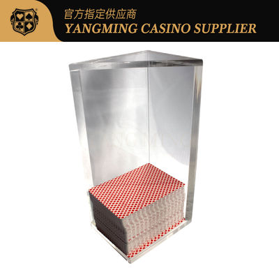6 verwerpt het dek Acryl Volledige Poolse Casino Houder voor Blackjack