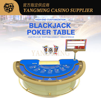 Aanpasbare hoogwaardige blackjack tafel   Premium blackjack casino gaming tafel te koop