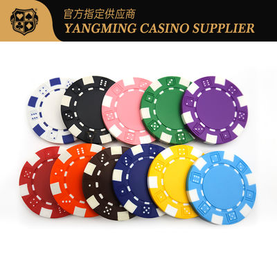 Op maat gemaakte goedkope casino poker chips, ABS plastic genummerde poker chips.