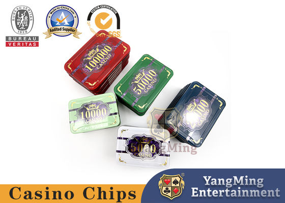 3.3mm Pook Chip Set With 760pcs van het Dikte de Plastic Casino in een Binnendoos