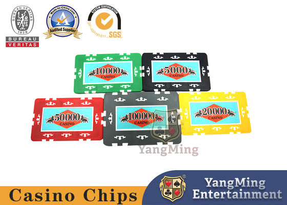 Vermaakabs de Plastic RFID Doos van Casinochips with custom logo dedicated