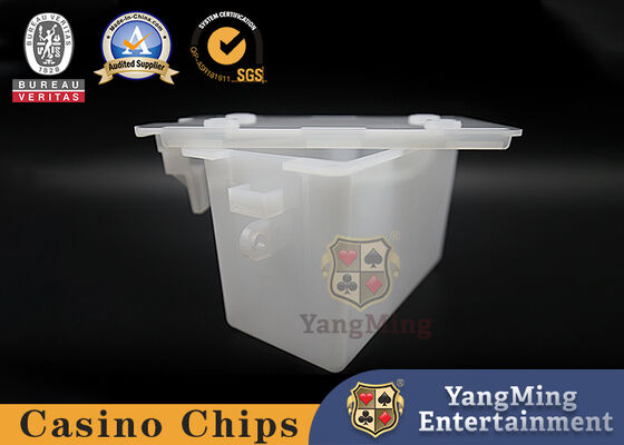 Volledig Matte Covered Acrylic Gift Box-Casino 8 Dekspeelkaarten verwerpt Houder