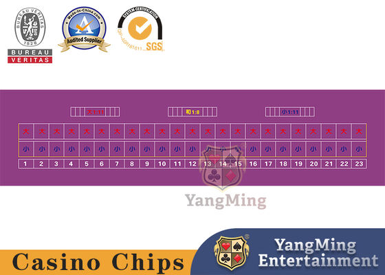 23-spelers oval luxe verbeterde versie van baccarat texas spel waterdicht tafeldoek