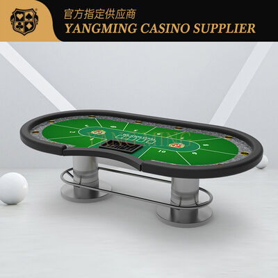 Volledig aanpasbare pokertafel. Professionele Texas Hold'em casino-grade design.