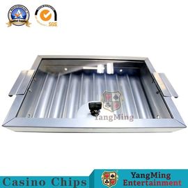 8 de Pooklijst Chip Tray van de rijen Zilveren Kleur 375*253mm Toebehoren van de Blackjacklijst