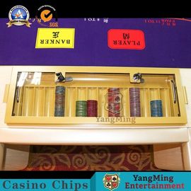 Fabriek Originele Custom Gambling 8-10 Speler Layout Print Baccarat Texas Poker Table Logo Op maat