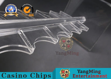 Casino Acrylic Doorzichtige Poker Chips Case Gambling Table Plastic Chips Carrier Roulette Casino Custom Holder