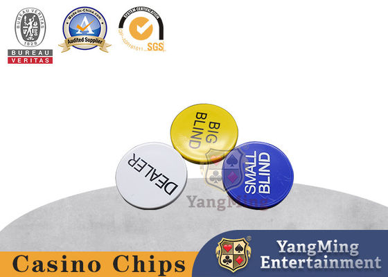 Smartdealspro 3pcs Small Blind Chips, Big Blind And Dealer Poker Buttons