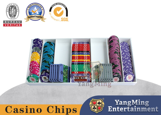Texas Holdem-de Handelaar Chip Tray Thick Durable Texture van de Casinolijst