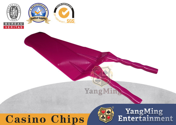Hoge kwaliteit Roze Rood ABS Plastic Poker Table Game Table Top Gratis Kaart Pass Schaaf