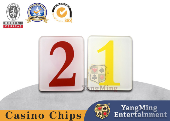 Digitale Berijpte Acryl Aangepaste de Dekkingsraad van Texas Gaming Poker Table Game